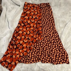 Anthropologie ankle length skirt